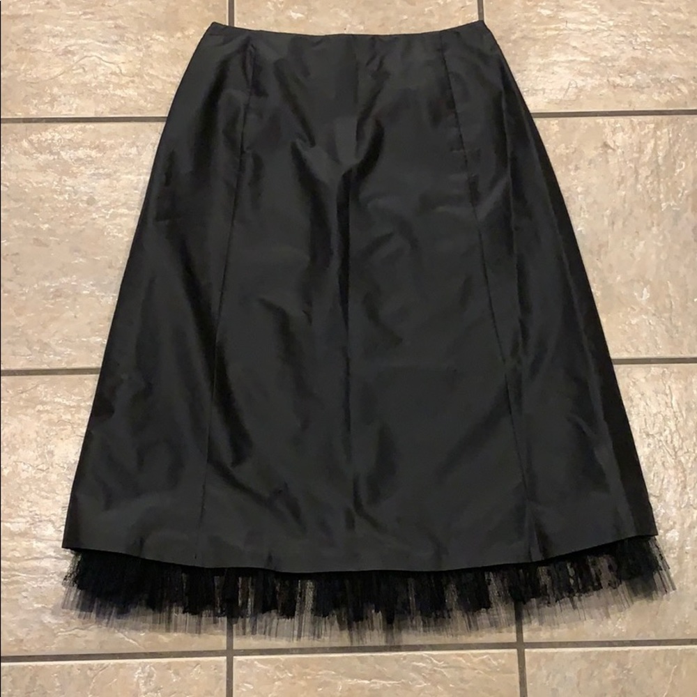 Clips Made in Italy Silk & Taffeta Skirt